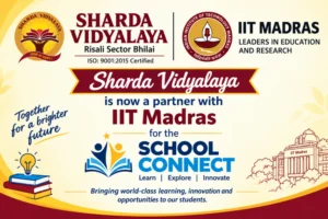 Sharda Vidyalaya IIT Madras Partnership Banner